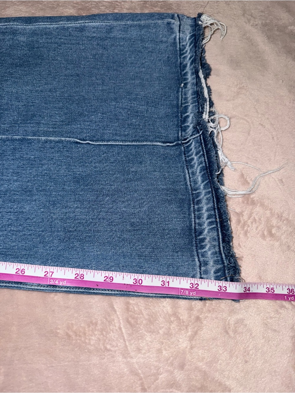 Frame denim high rise le palazzo flare jean size 26/L33/1/2 - Picture 14 of 16